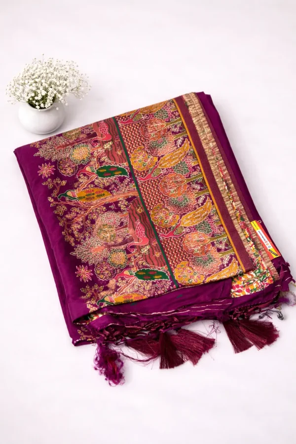 Kani Pashmina Silk Saree