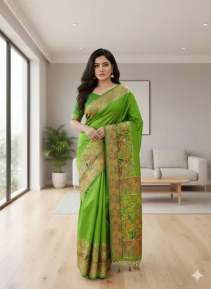 Kani Pashmina Silk Sarees